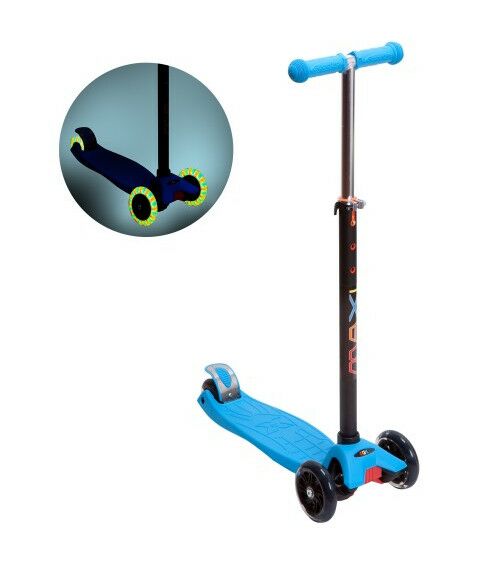 Самокаты: Самокат Альфа Каприз MAXI LED green фотографии