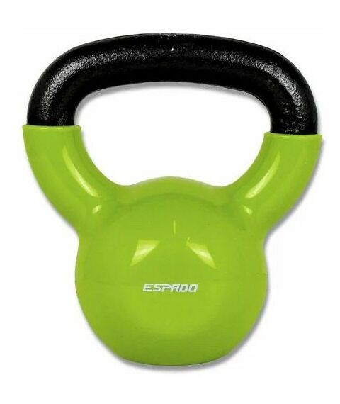 Гири: Гиря виниловая Espado ES3220 8кг, зеленая фотографии