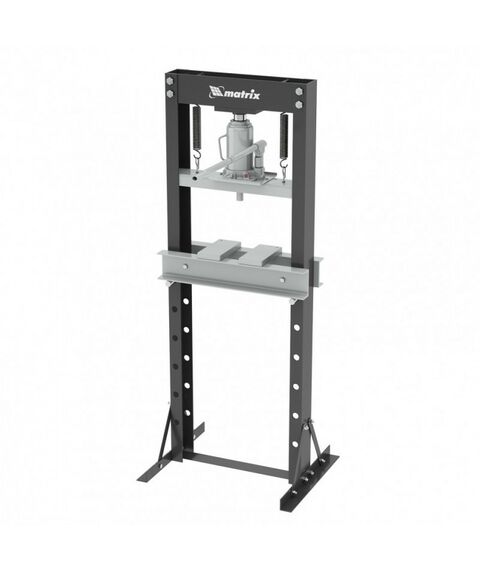 Прессы, растяжки, обратные молотки: Пресс гидравлический Matrix 523205 20т, 750х650х1510мм, комплект из 2 частей фотографии