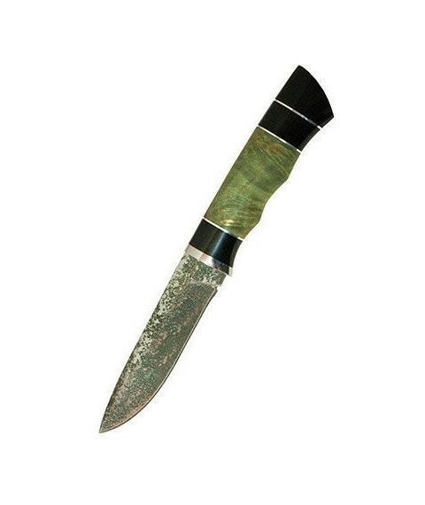 Ножи: Нож Ворсма Дельфин 2 Х12МФ кован стаб дерево фотографии