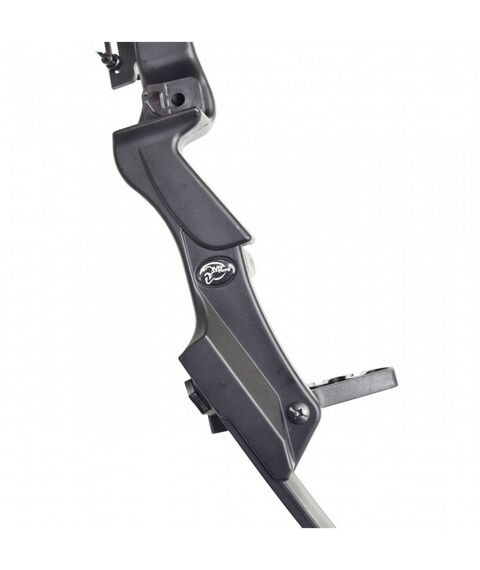 Луки и арбалеты: Лук рекурсивный  Man Kung RB007 20lbs, стрелы 2шт., кивер, крага, крепеж, черный фотографии