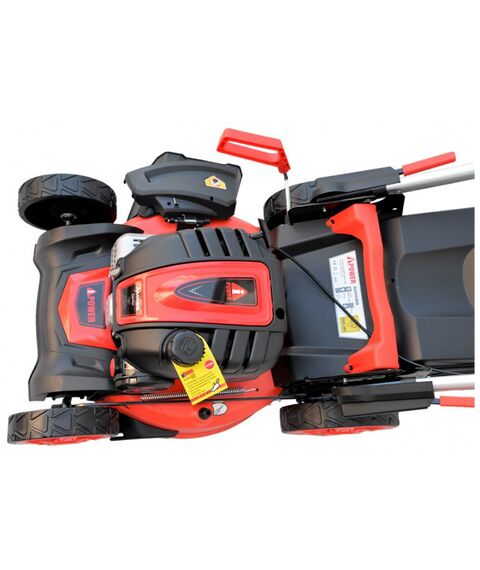 Газонокосилки: Газонокосилка бензиновая самоходная A-iPower AM48S 4.5л.с/2.8кВт, B=48см, Н=30-80см, 32кг, складная [41107] фотографии