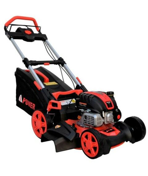 Газонокосилки: Газонокосилка бензиновая самоходная A-iPower AM48S 4.5л.с/2.8кВт, B=48см, Н=30-80см, 32кг, складная [41107] фотографии