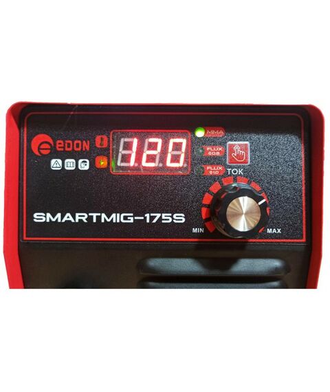 Сварочные аппараты: Полуавтомат сварочный инверторный EDON SMART MIG-175S MIG/MAG 30-175А, ММА 20-175А, 0.8-1.0мм, 7.1кг [213521113902] фотографии