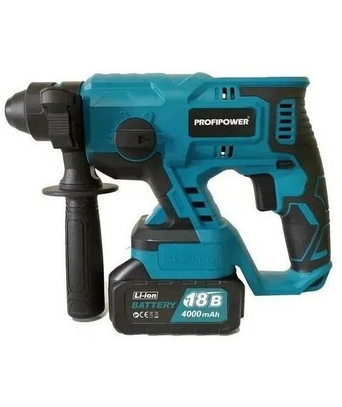 Перфораторы: Перфоратор аккумуляторный PROFIPOWER MKDHR-18V Li-Ion 18В, 1.9Дж, 3 режима, SDS+, 2х4Ач, 2.56кг, б/щет, кейс [T0058] фотографии