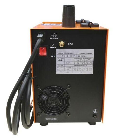 Сварочные аппараты: Полуавтомат сварочный инверторный REDBO INTEC MIG-205 MIG/MAG/TIG 50-200 А, ММА 20-200А, 0.8-1.0мм, 12кг [213525121901] фотографии
