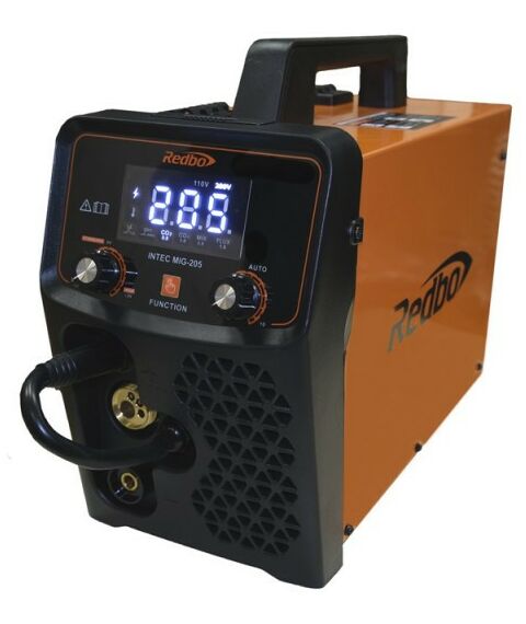Сварочные аппараты: Полуавтомат сварочный инверторный REDBO INTEC MIG-205 MIG/MAG/TIG 50-200 А, ММА 20-200А, 0.8-1.0мм, 12кг [213525121901] фотографии