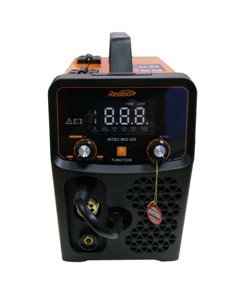Сварочные аппараты: Полуавтомат сварочный инверторный REDBO INTEC MIG-205 MIG/MAG/TIG 50-200 А, ММА 20-200А, 0.8-1.0мм, 12кг [213525121901] фотографии