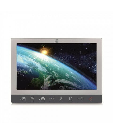 Домофоны: Домофон ST ST-M200/10 (S/SD) серый 10" TFT LCD, цветной, 1024*600, CVBS/TVI/CVI/AHD (720Р/960P/1080P), интерком, автоответчик фотографии