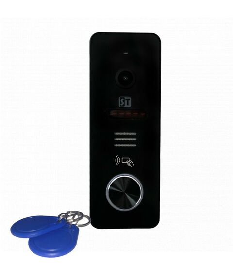 Домофоны: Панель ST ST-P202 черный, 1/2.9  CMOS, AHD (720P/1080P), CVBS/720P/1080P, угол обзора:по диаг./по гориз.: 160°/124°, ИК подсветка: автоматическая, IR до 1м, объектив: 1.9мм фотографии