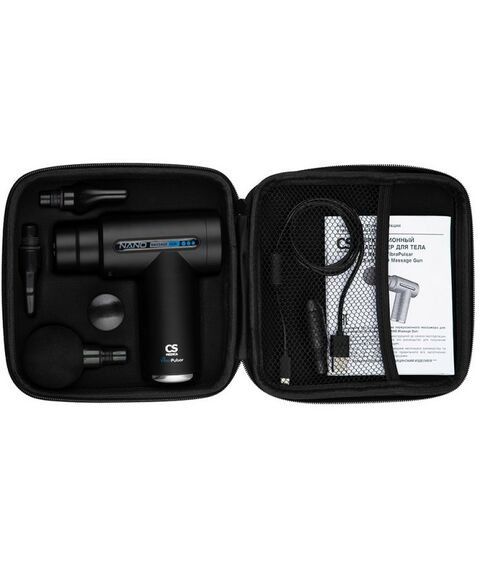 Массажеры: Массажер для тела CS Medica VibraPulsar CS-v9 NANO Massage Gun черный фотографии
