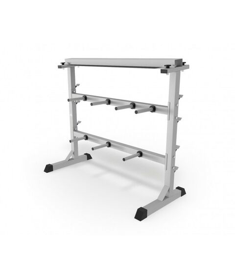 Системы хранения: Стойка для хранения дисков 25/26 мм и гантелей DFC D100053 фотографии