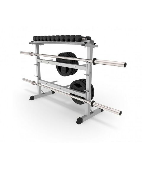 Системы хранения: Стойка для хранения дисков 25/26 мм и гантелей DFC D100053 фотографии