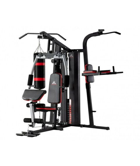 Грузоблочные силовые тренажеры: Силовой комплекс DFC D7006 3 короба + 2 груза фотографии