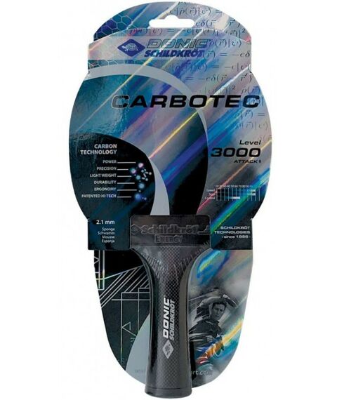 Настольный теннис: Ракетка DONIC Carbotec 3000 фотографии