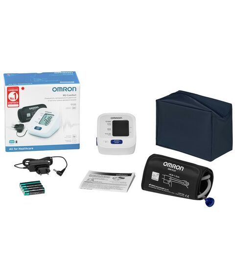 Диагностические приборы: Тонометр Omron M2 Comfort с адаптером фотографии