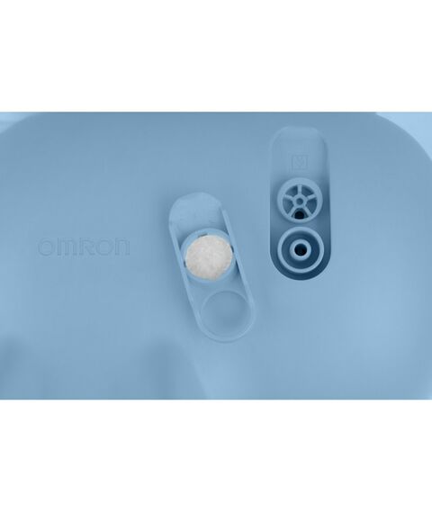 Ингаляторы (небулайзеры): Ингалятор компрессорный детский Omron Neko Kat (KRU) голубой фотографии