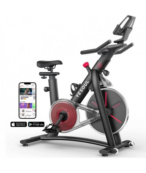 Велотренажеры: Велотренажер Yesoul BS3-B черный фотографии