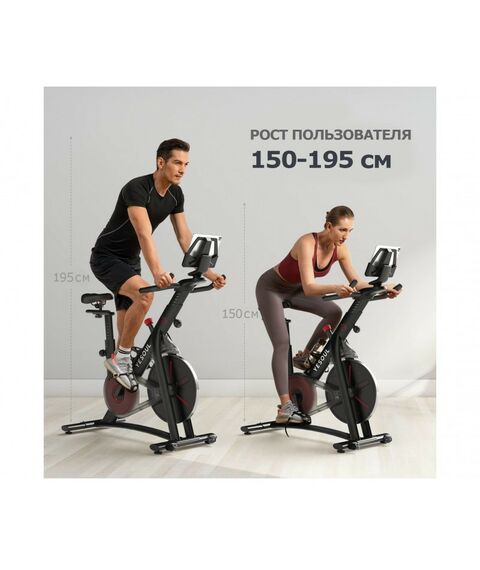 Велотренажеры: Велотренажер Yesoul BS3-B черный фотографии