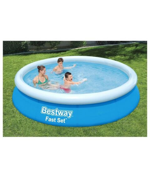 Бассейны: Бассейн надувной Bestway Fast Set 366 х 76 см фильтр-насос, от 6 лет [57274] фотографии