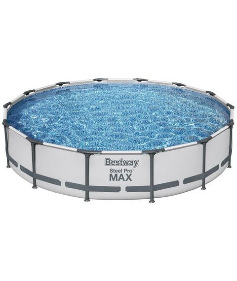 Бассейны: Бассейн каркасный Bestway Steel Pro MAX 427 х 84 см фильтр-насос [56595] фотографии
