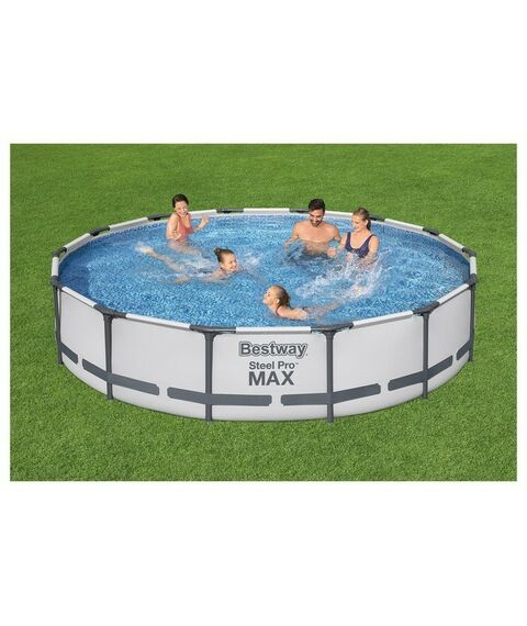 Бассейны: Бассейн каркасный Bestway Steel Pro MAX 427 х 84 см фильтр-насос [56595] фотографии