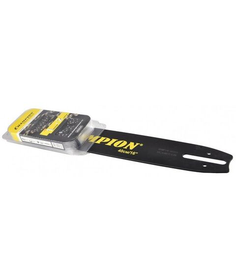 Шины для бензопил: Набор: шина+2 цепи Champion 952935 16/40 3/8 1.6мм 60зв. цепи фотографии