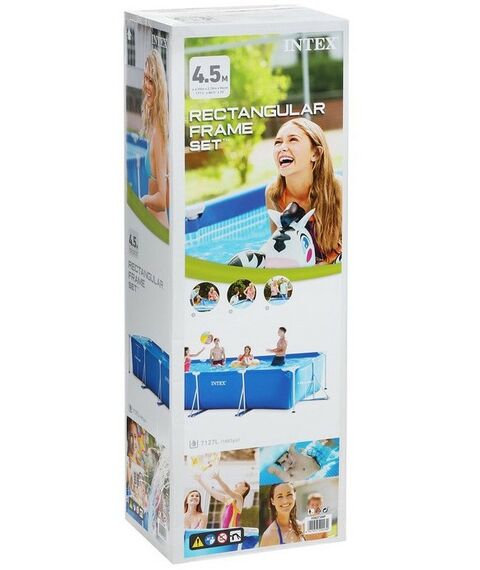 Бассейны: Бассейн Intex RECTANGULAR FRAME SET 450*220*84 см [28273NP] фотографии