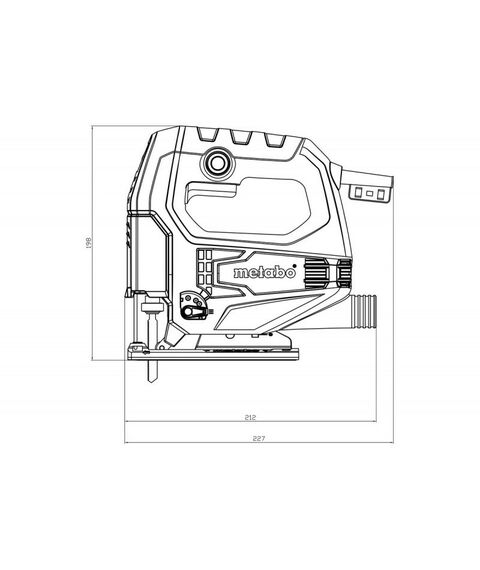 Лобзики: Лобзик электрический Metabo STEB 65 Quick [601030000] фотографии