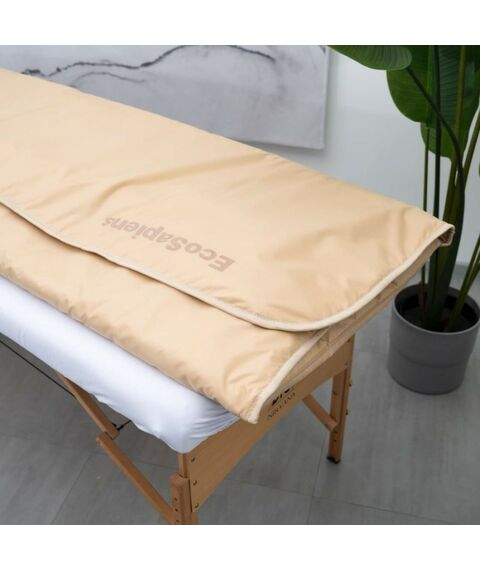 Электропростыни и одеяла: Термоодеяло для обертывания и инфракрасной сауны EcoSapiens Infrasauna 220х180 см бежевое фотографии