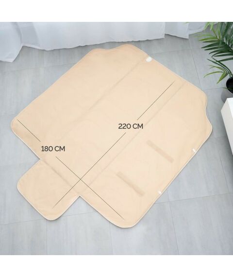 Электропростыни и одеяла: Термоодеяло для обертывания и инфракрасной сауны EcoSapiens Infrasauna 220х180 см бежевое фотографии