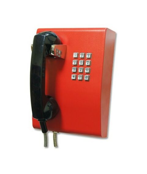 Общественные телефоны с трубкой: Всепогодный вандалозащищенный промышленный телефон J&R JR206-FK-OW-3G фотографии
