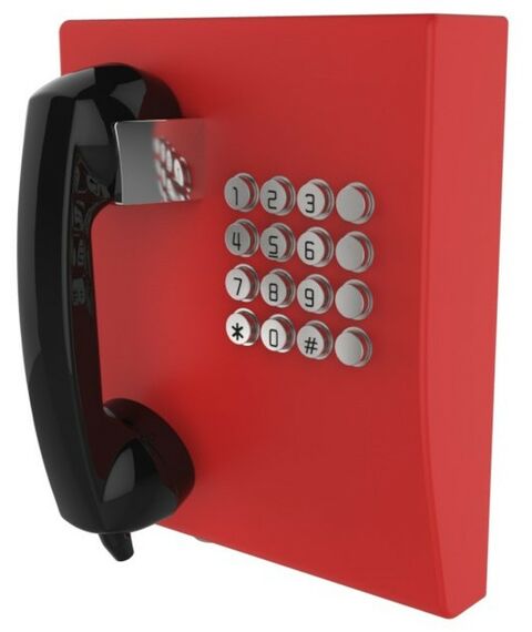 Общественные телефоны с трубкой: SIP-телефон J&R JR207-FK-OW-SIP фотографии