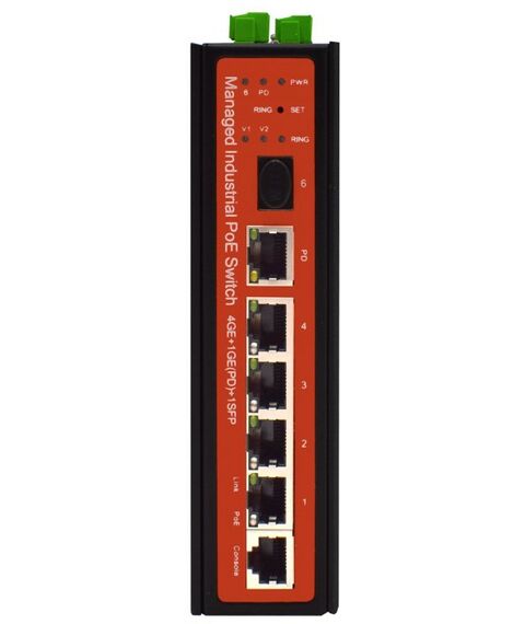 Коммутаторы, маршрутизаторы, межсетевые экраны: Управляемый L2 коммутатор Wi-Tek WI-PMS305GF-I фотографии