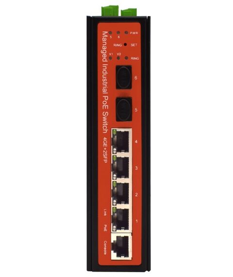 Коммутаторы, маршрутизаторы, межсетевые экраны: Управляемый L2 коммутатор Wi-Tek WI-PMS306GF-I фотографии