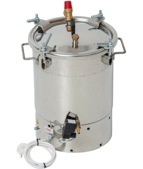 Автоклавы:  Автоматический домашний автоклав "Малыш" 22 л  с ЭБУ с фальшдном фотографии