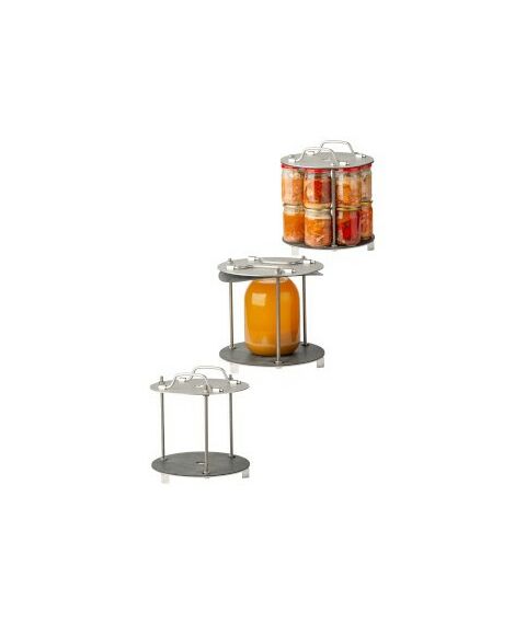 Автоклавы:  Газовый автоклав "Походный" 22 л с защитной юбкой и направляющей для горелки фотографии