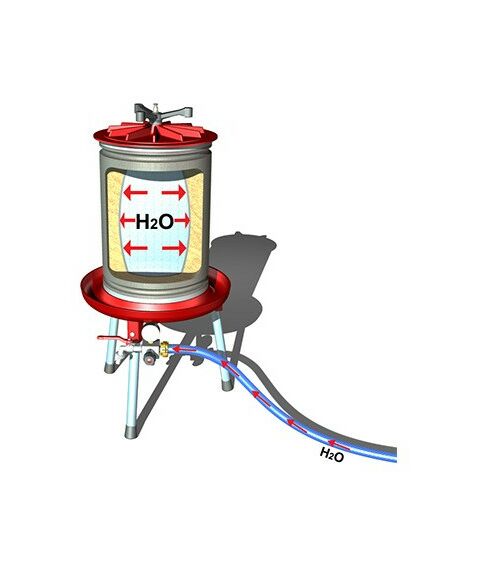 Прессы для отжима:  Гидропресс 450 л нерж.сталь фотографии