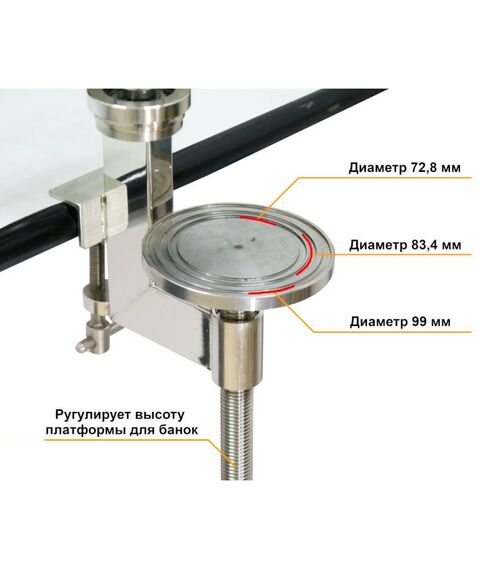 Закаточные машинки:  М3 07 для закатки жестяных банок ручная с 3-мя патронами фотографии