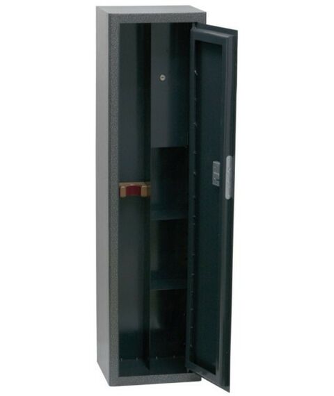 Сейфы и металлические шкафы:  Оружейный шкаф для 2 стволов 1250 мм фотографии
