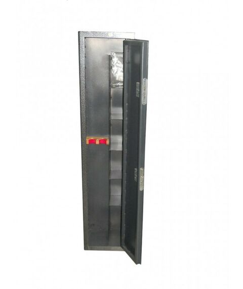 Сейфы и металлические шкафы:  Оружейный шкаф для 2 стволов крашенный фотографии