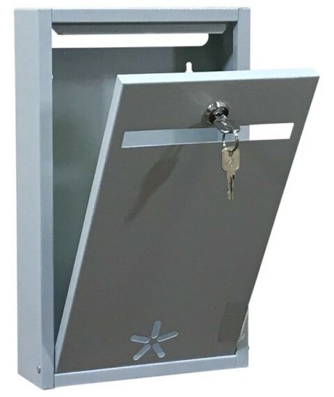 Почтовые ящики:  Почтовый ящик Эконом серый фотографии