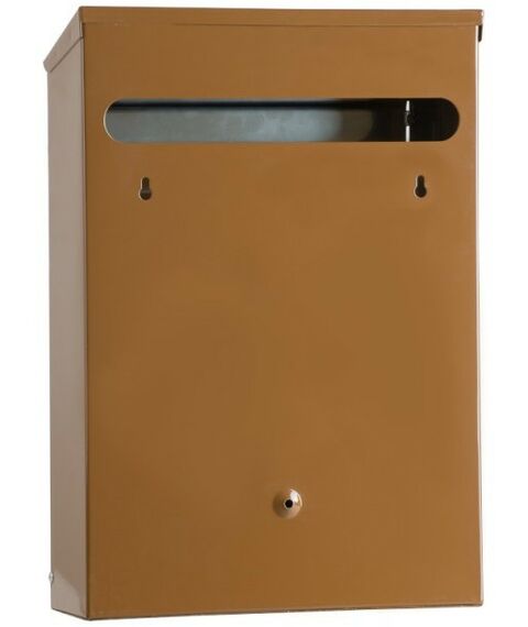 Почтовые ящики:  Почтовый ящик Элит дизайнерский коричневый с лазерной гравировкой фотографии