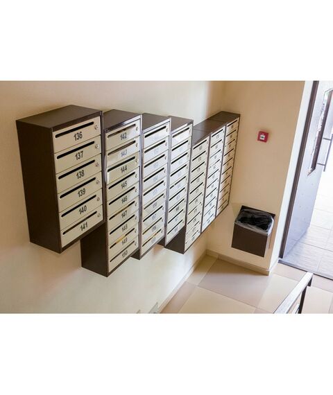 Почтовые ящики:  Почтовый ящик Комфорт 4 секции кор/беж фотографии