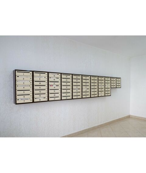 Почтовые ящики:  Почтовый ящик Комфорт 8 секций кор/беж фотографии