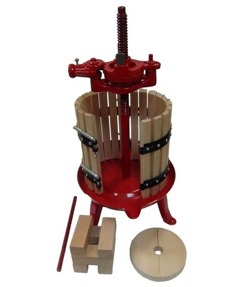 Прессы для отжима:  Пресс домкратный d20 9,5 л корзина из дерева фотографии