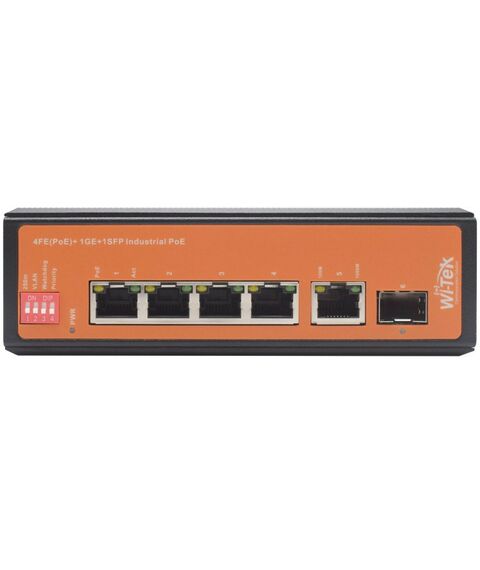 Коммутаторы, маршрутизаторы, межсетевые экраны: Неуправляемый коммутатор Wi-Tek WI-PS206GF-I фотографии