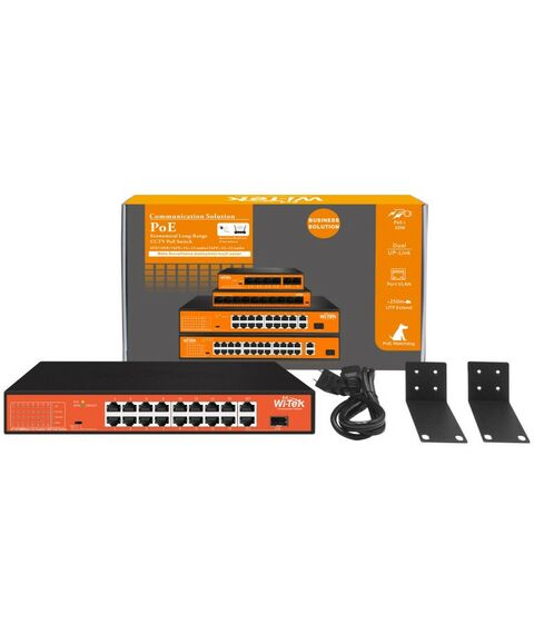 Коммутаторы, маршрутизаторы, межсетевые экраны: Неуправляемый коммутатор Wi-Tek WI-PS518GH фотографии