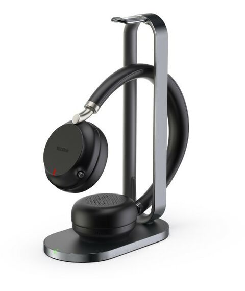 Наушники и гарнитуры: Беспроводная гарнитура Yealink BH72 with Charging Stand UC Black USB фотографии