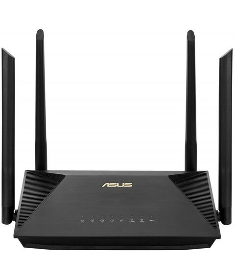 Беспроводные сети: Маршрутизатор Asus RT-AX53U WiFi Router 3UTP 1000Mbps, 1WAN, 802.11a/b/g/n/ac/ax, 1xUSB2.0 фотографии